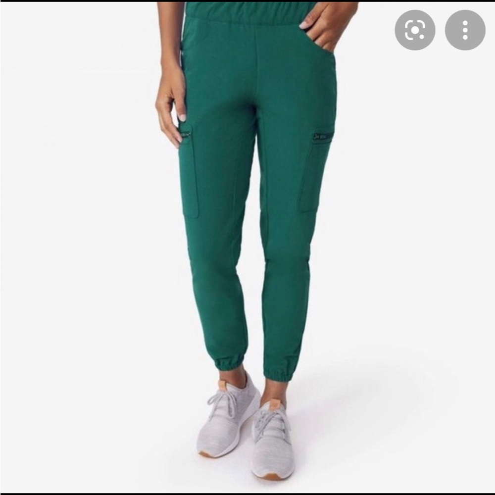 FIGS small hunter green Lima joggers